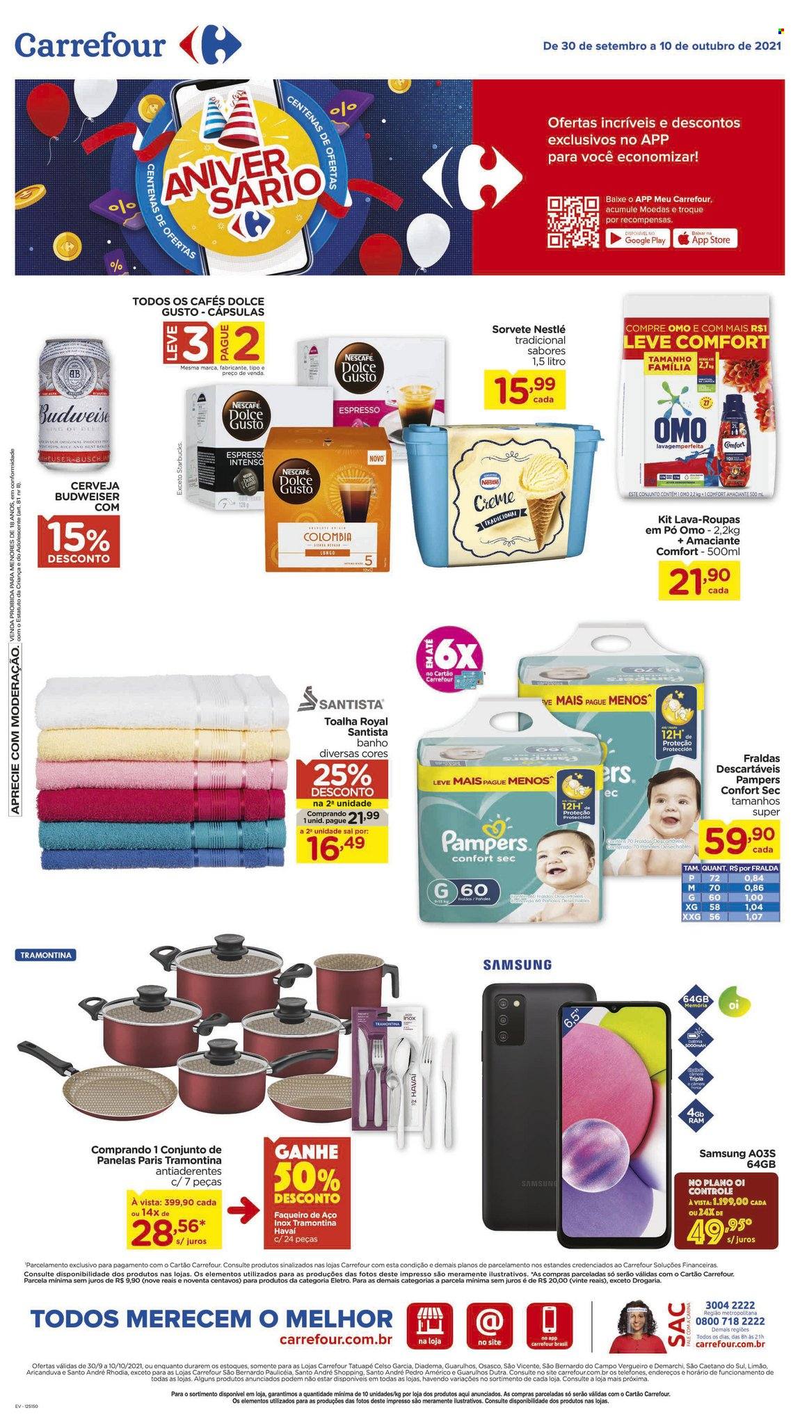 Folheto Carrefour Hiper - 30/09/2021 - 10/10/2021. Página 1