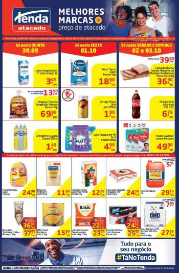 Folheto Tenda Atacado - 30.09.2021 - 03.10.2021.