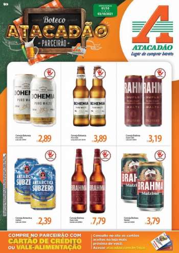 Folheto Atacadão - 01.10.2021 - 03.10.2021.