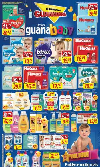 Folheto Supermercados Guanabara - 03.10.2021 - 05.10.2021.