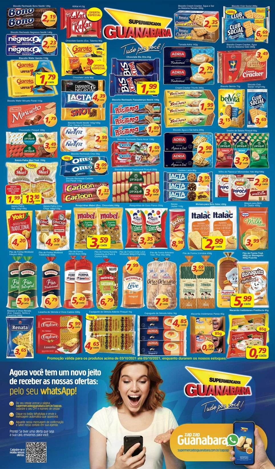 Folheto Supermercados Guanabara - 03/10/2021 - 05/10/2021. Página 6