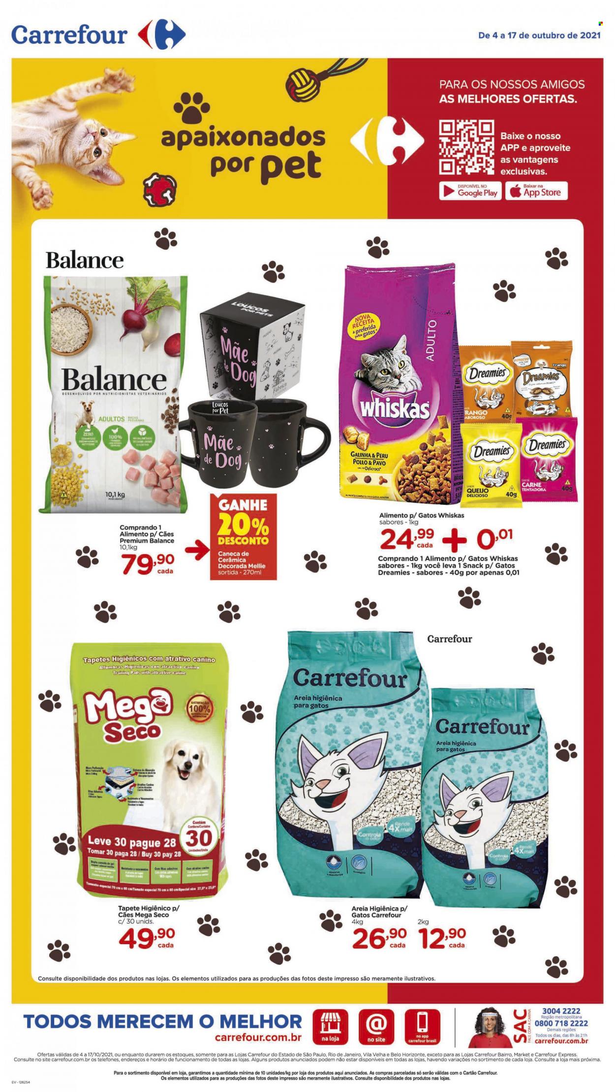 Folheto Carrefour Hiper - 04/10/2021 - 17/10/2021. Página 1