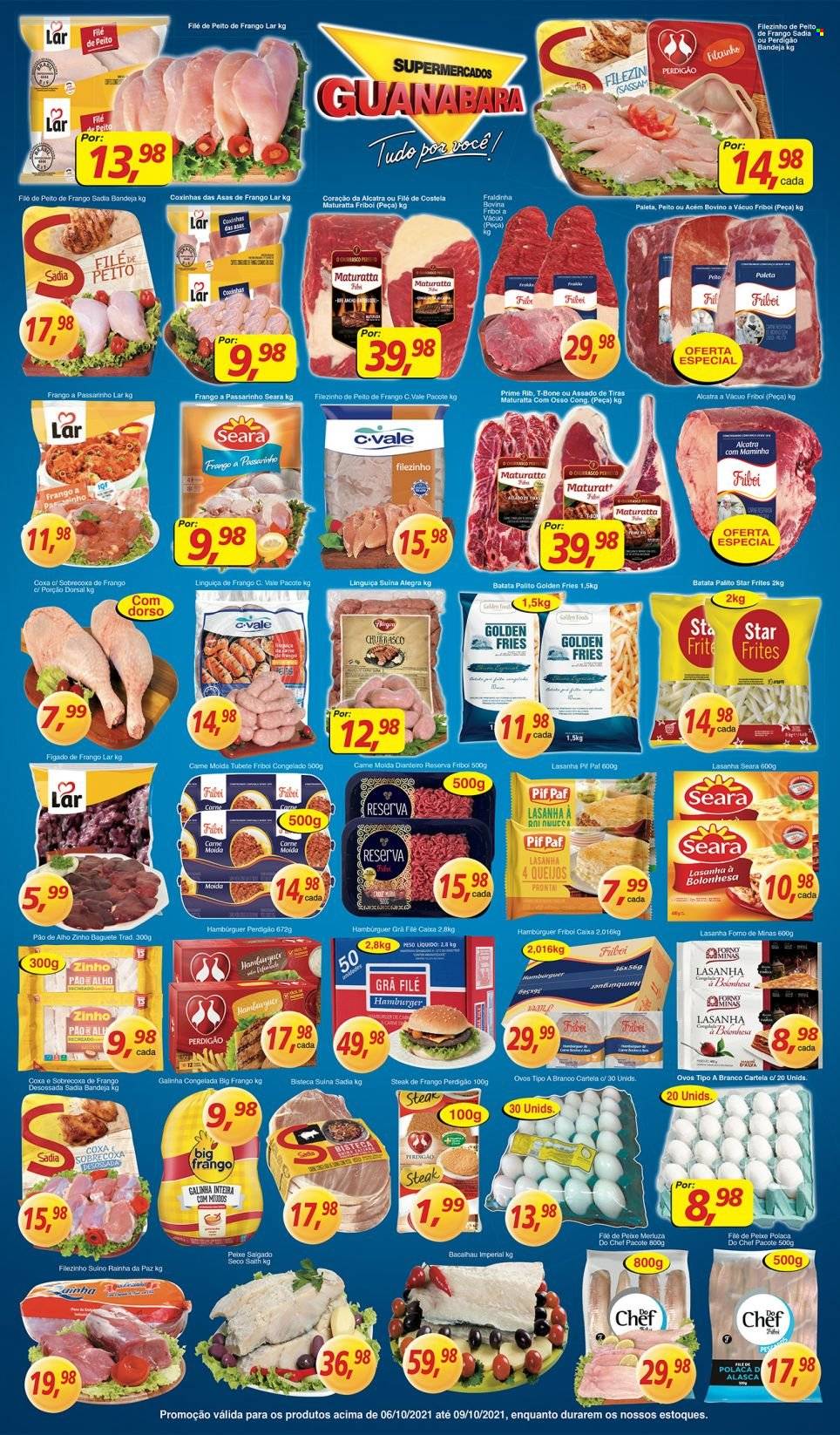 Folheto Supermercados Guanabara - 06/10/2021 - 09/10/2021. Página 10