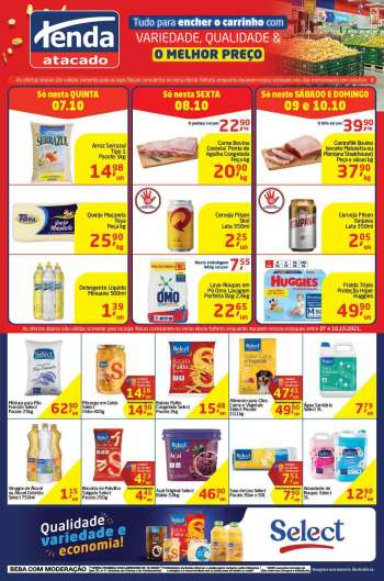 Folheto Tenda Atacado - 07.10.2021 - 10.10.2021.