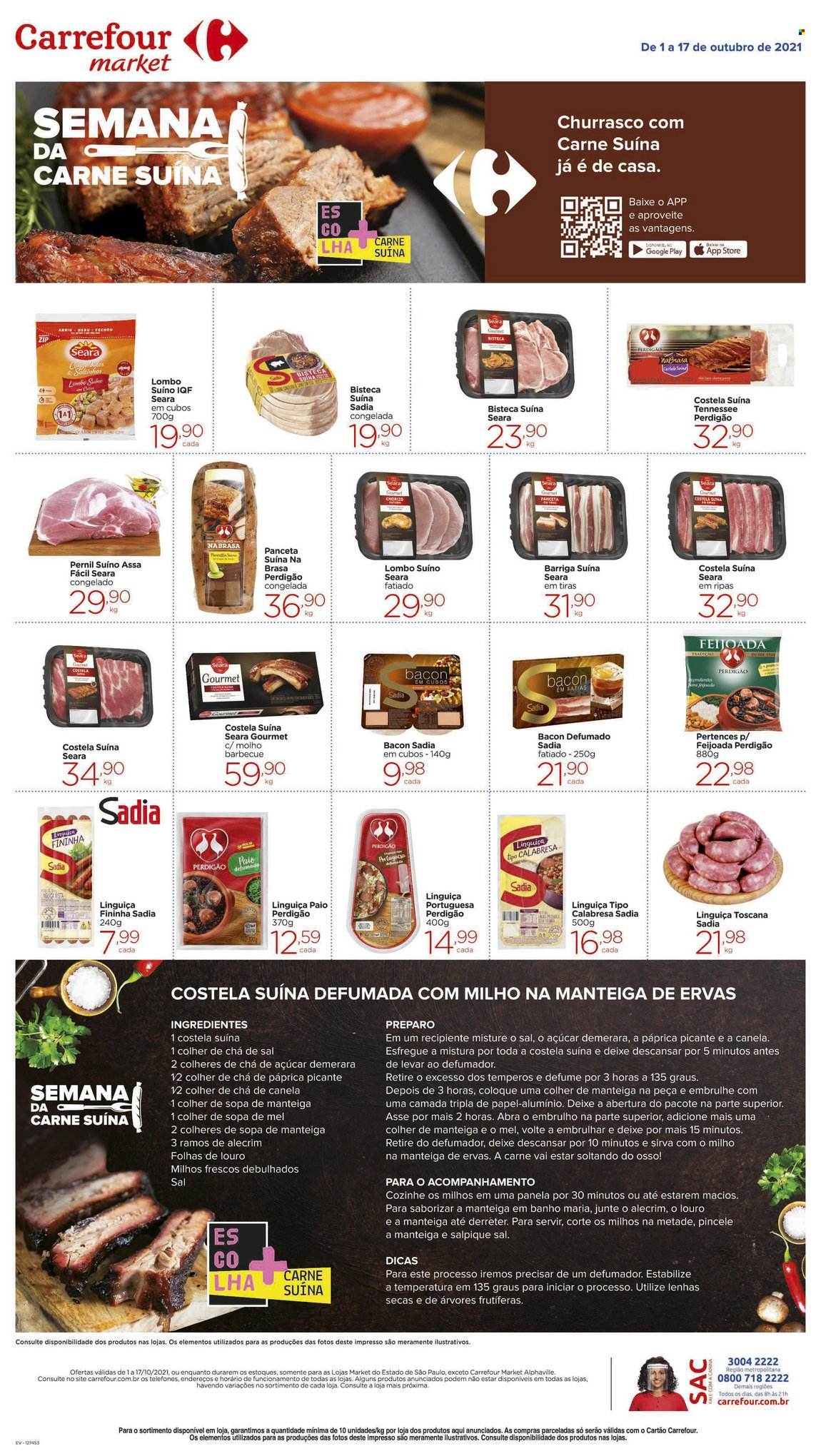 Folheto Carrefour Market - 01/10/2021 - 17/10/2021. Página 1