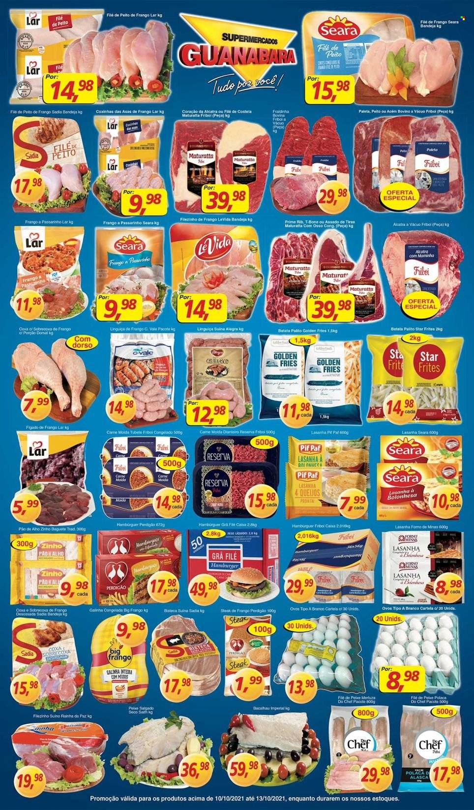 Folheto Supermercados Guanabara - 10/10/2021 - 13/10/2021. Página 10