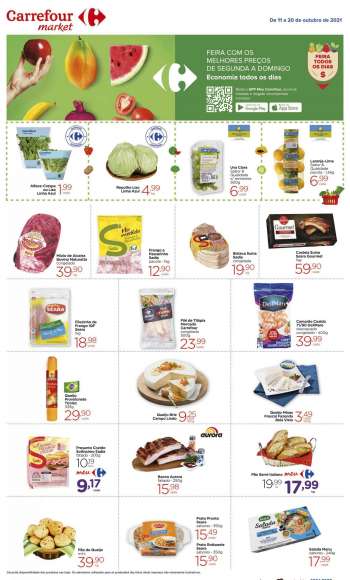Folheto Carrefour Market - 11.10.2021 - 20.10.2021.