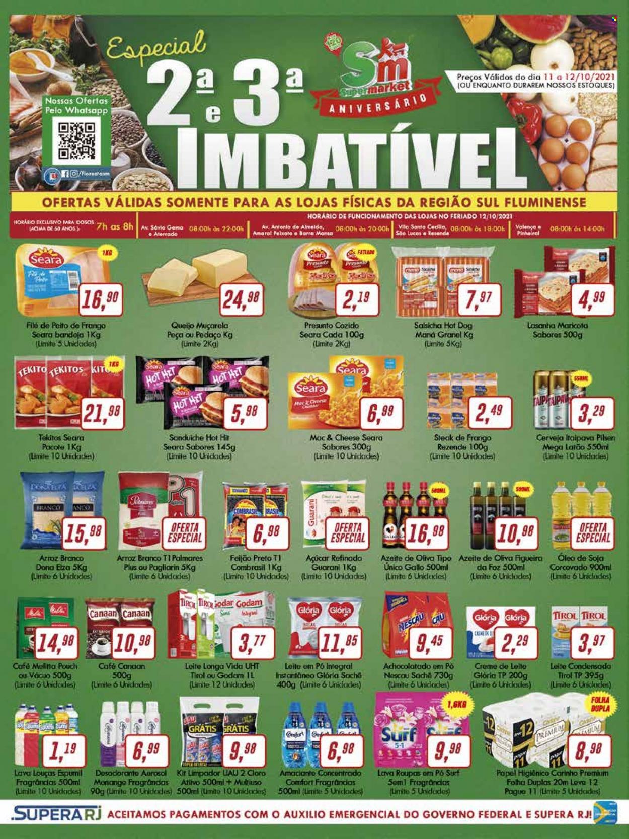 Folheto Rede Supermarket - 11/10/2021 - 12/10/2021. Página 1