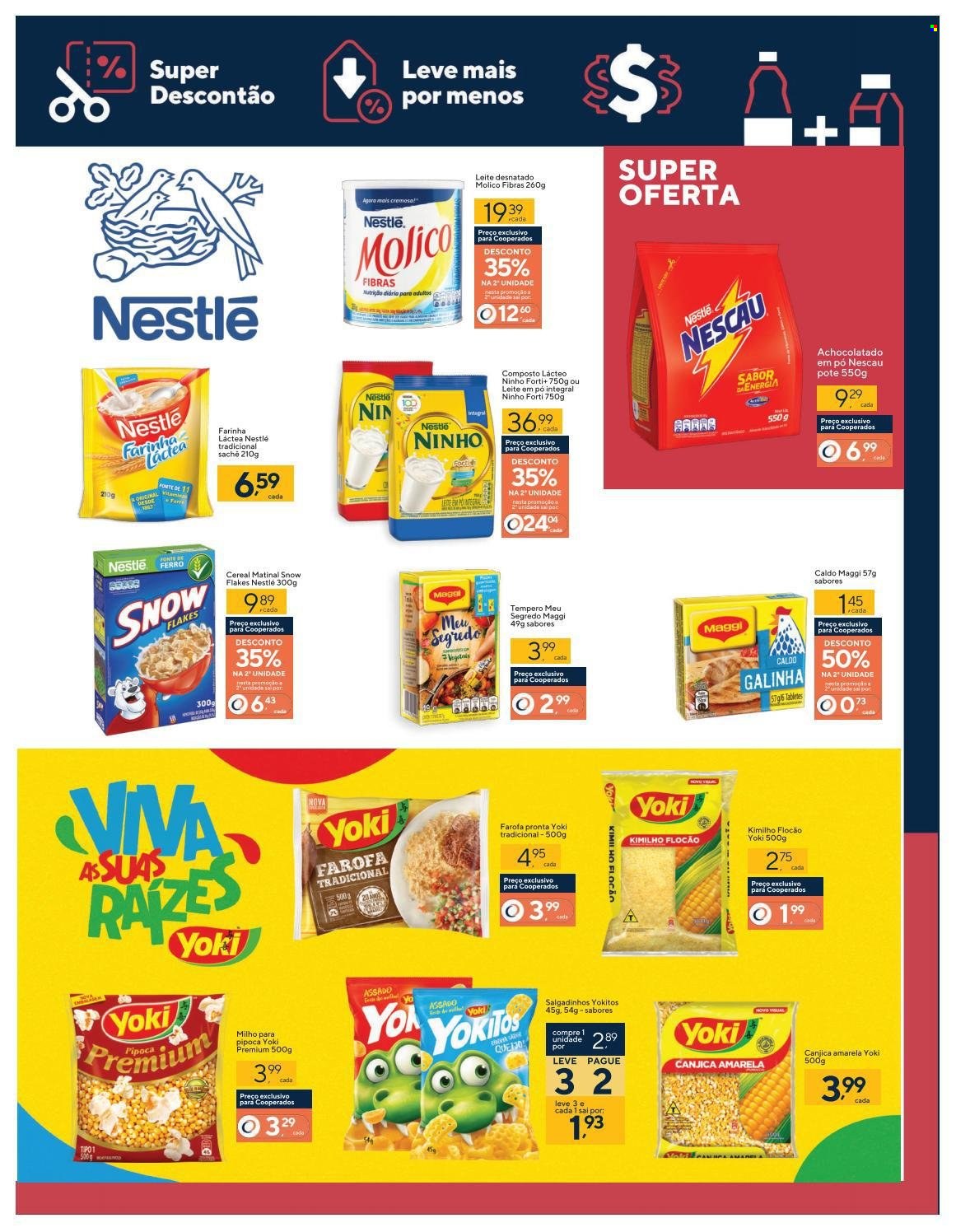 thumbnail - Folheto Coop - 13/10/2021 - 21/10/2021 - Produtos em promoção - Nestlé. Página 5.