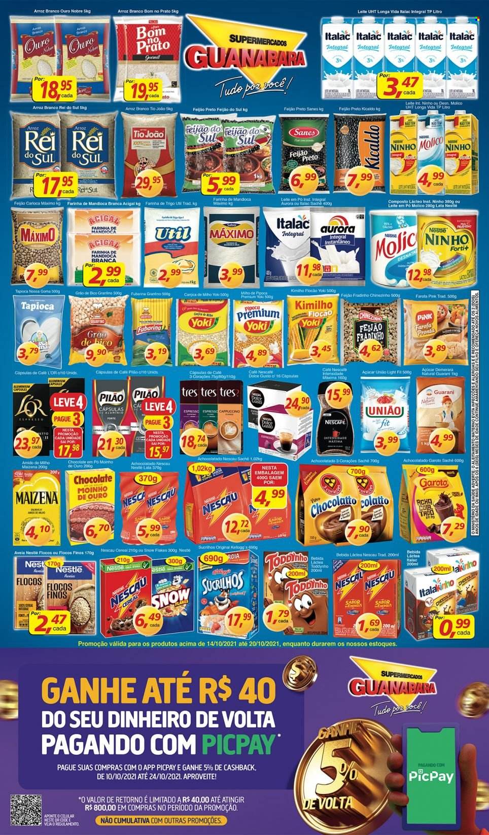 Folheto Supermercados Guanabara - 14/10/2021 - 20/10/2021. Página 7