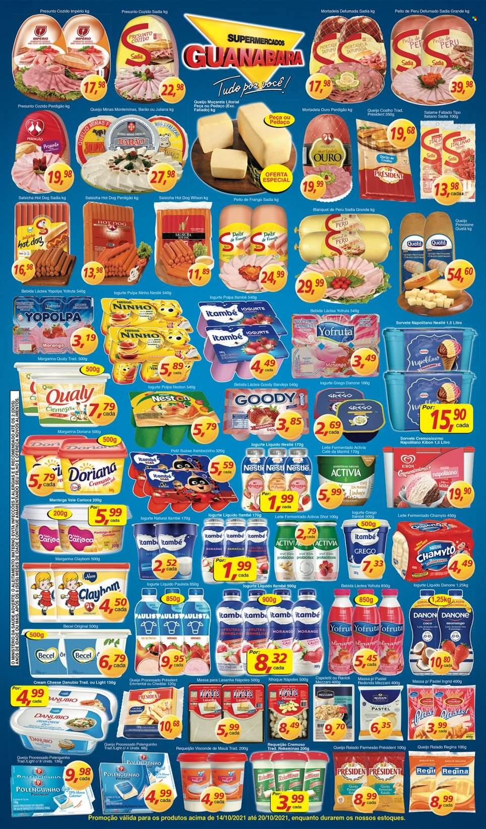 Folheto Supermercados Guanabara - 14/10/2021 - 20/10/2021. Página 8
