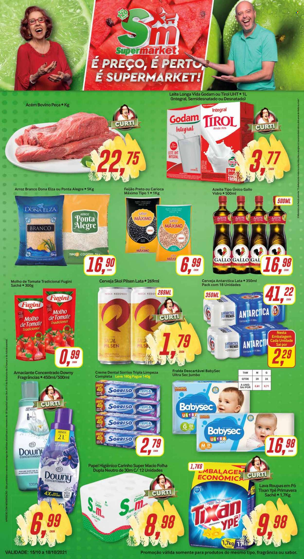 Folheto Rede Supermarket - 15/10/2021 - 18/10/2021. Página 1