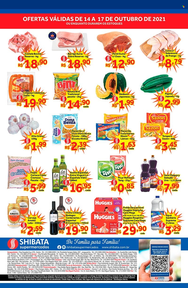 Folheto Shibata Supermercados - 14/10/2021 - 17/10/2021. Página 2