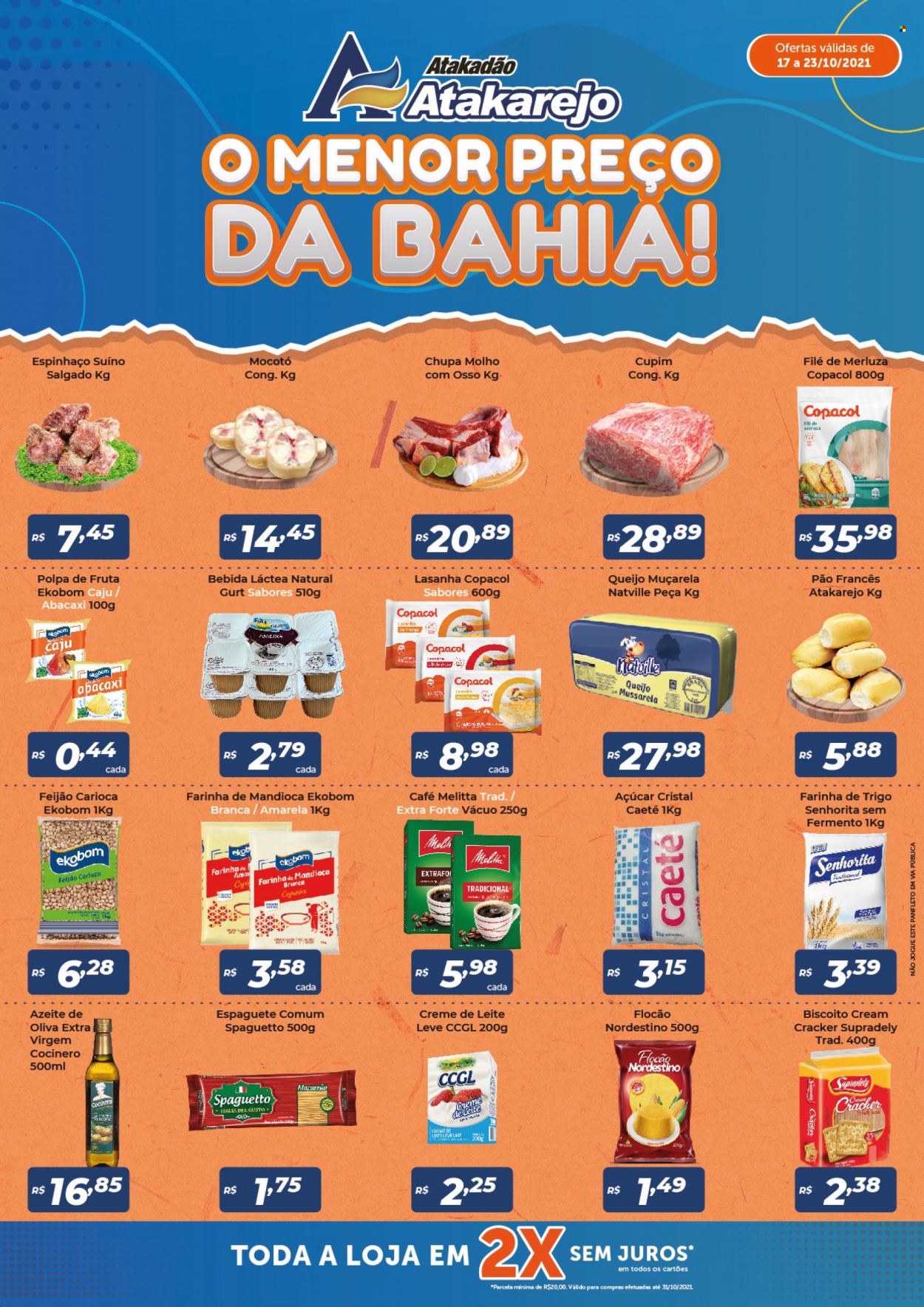 Folheto Atakadão Atakarejo - 17/10/2021 - 23/10/2021. Página 1