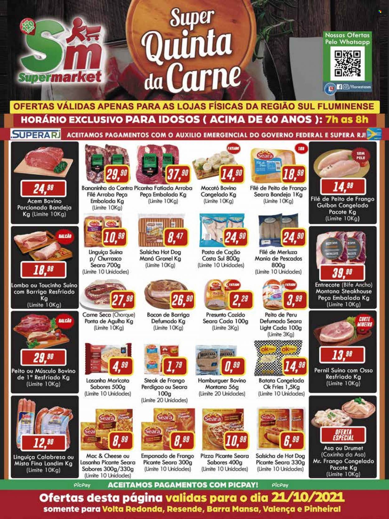 Folheto Rede Supermarket - 21/10/2021 - 21/10/2021. Página 1