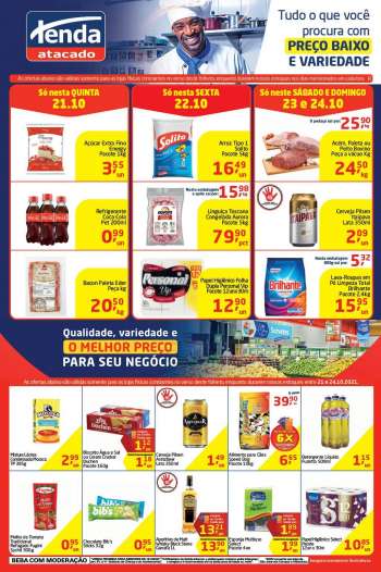 Folheto Tenda Atacado - 21.10.2021 - 24.10.2021.