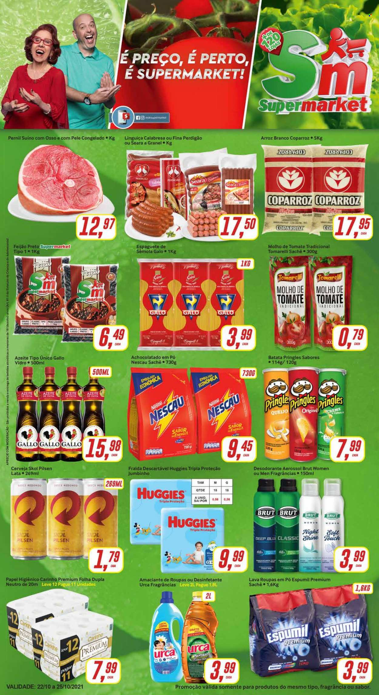 Folheto Rede Supermarket - 22/10/2021 - 25/10/2021. Página 1