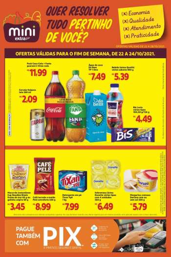 Folheto Mini Extra - 22/10/2021 - 28/10/2021.