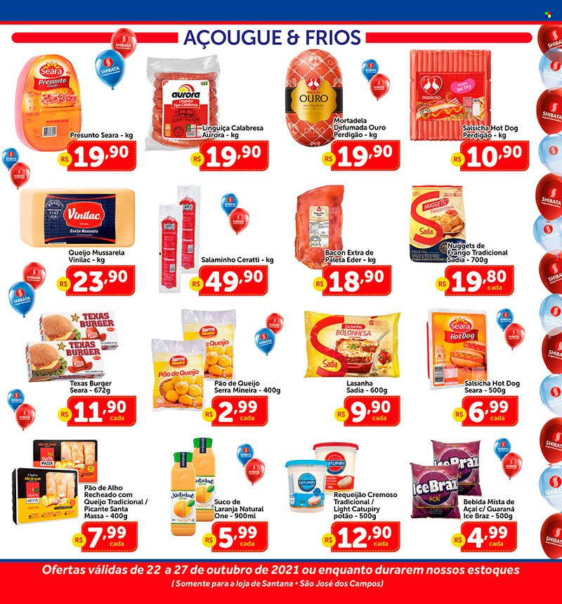 Folheto Shibata Supermercados - 22/10/2021 - 27/10/2021. Página 2