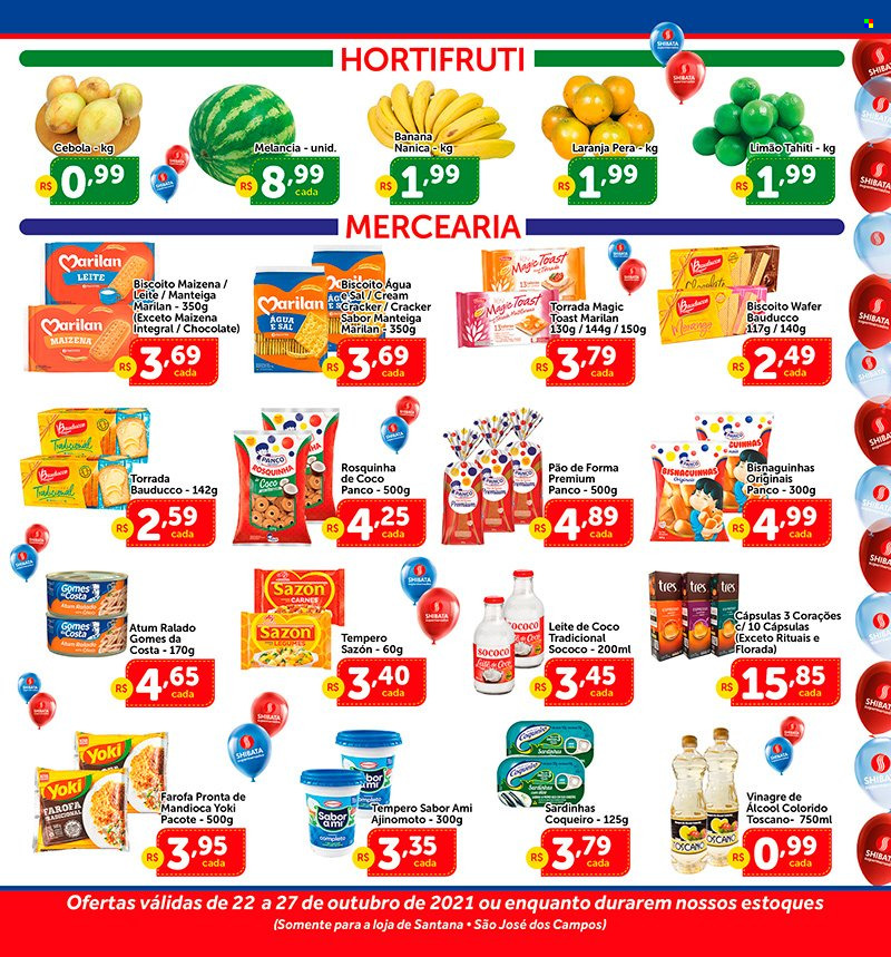 Folheto Shibata Supermercados - 22/10/2021 - 27/10/2021. Página 4