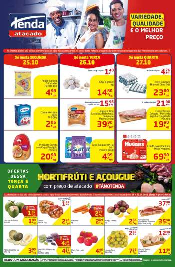 Folheto Tenda Atacado - 25/10/2021 - 27/10/2021.