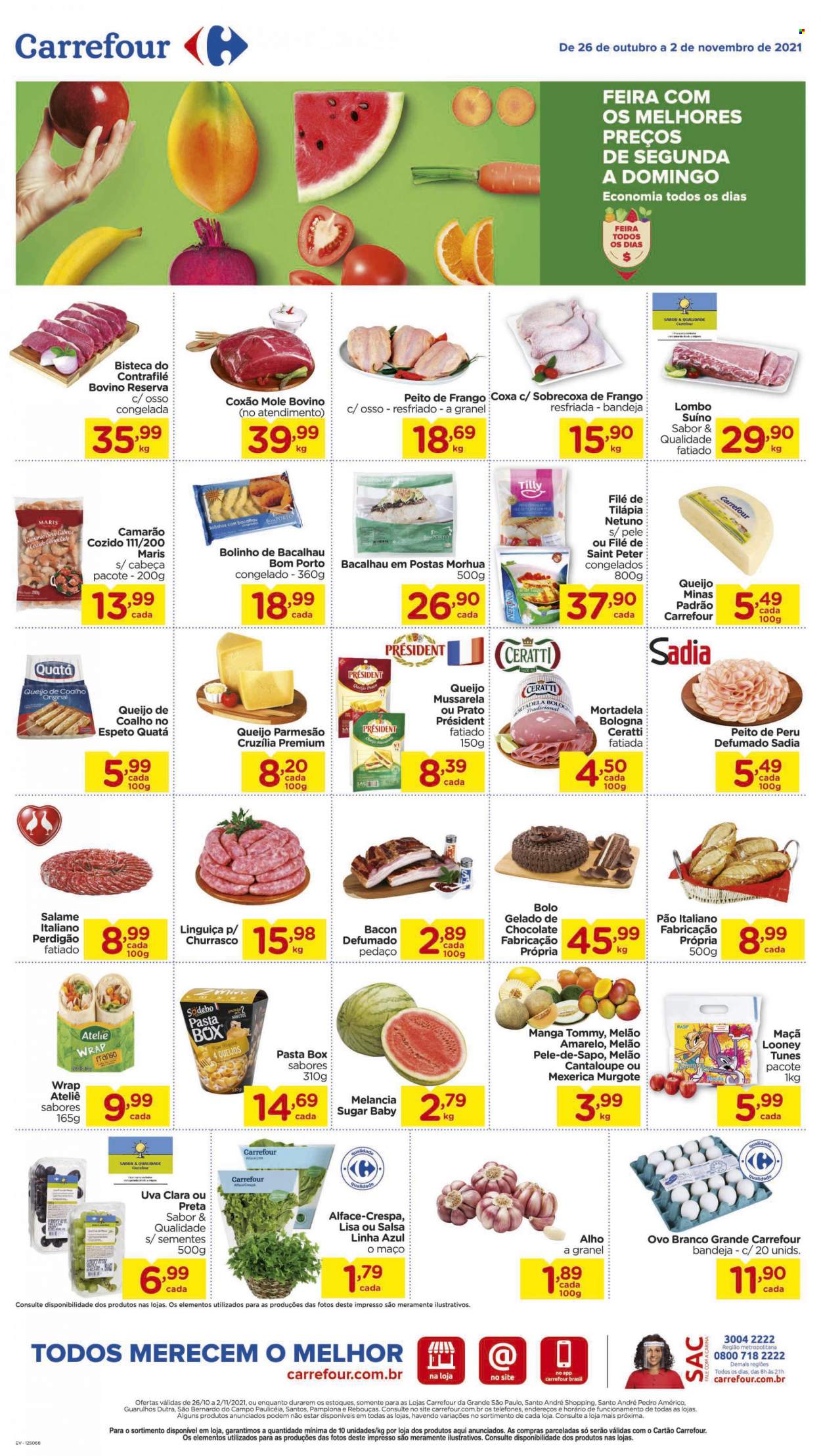 Folheto Carrefour Hiper - 26/10/2021 - 02/11/2021. Página 1