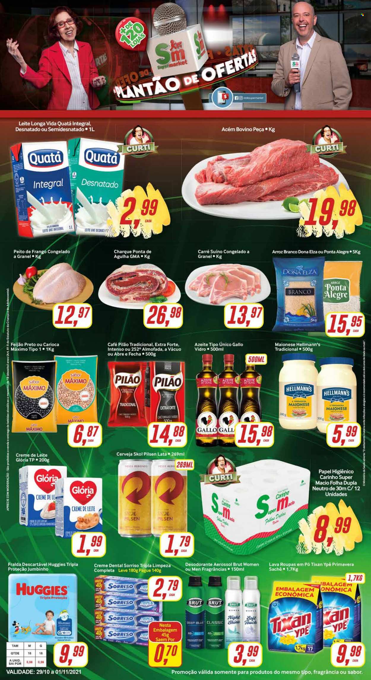 Folheto Rede Supermarket - 29/10/2021 - 01/11/2021. Página 1
