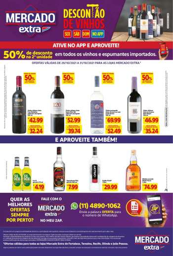 Folheto Mercado Extra - 29/10/2021 - 02/11/2021.