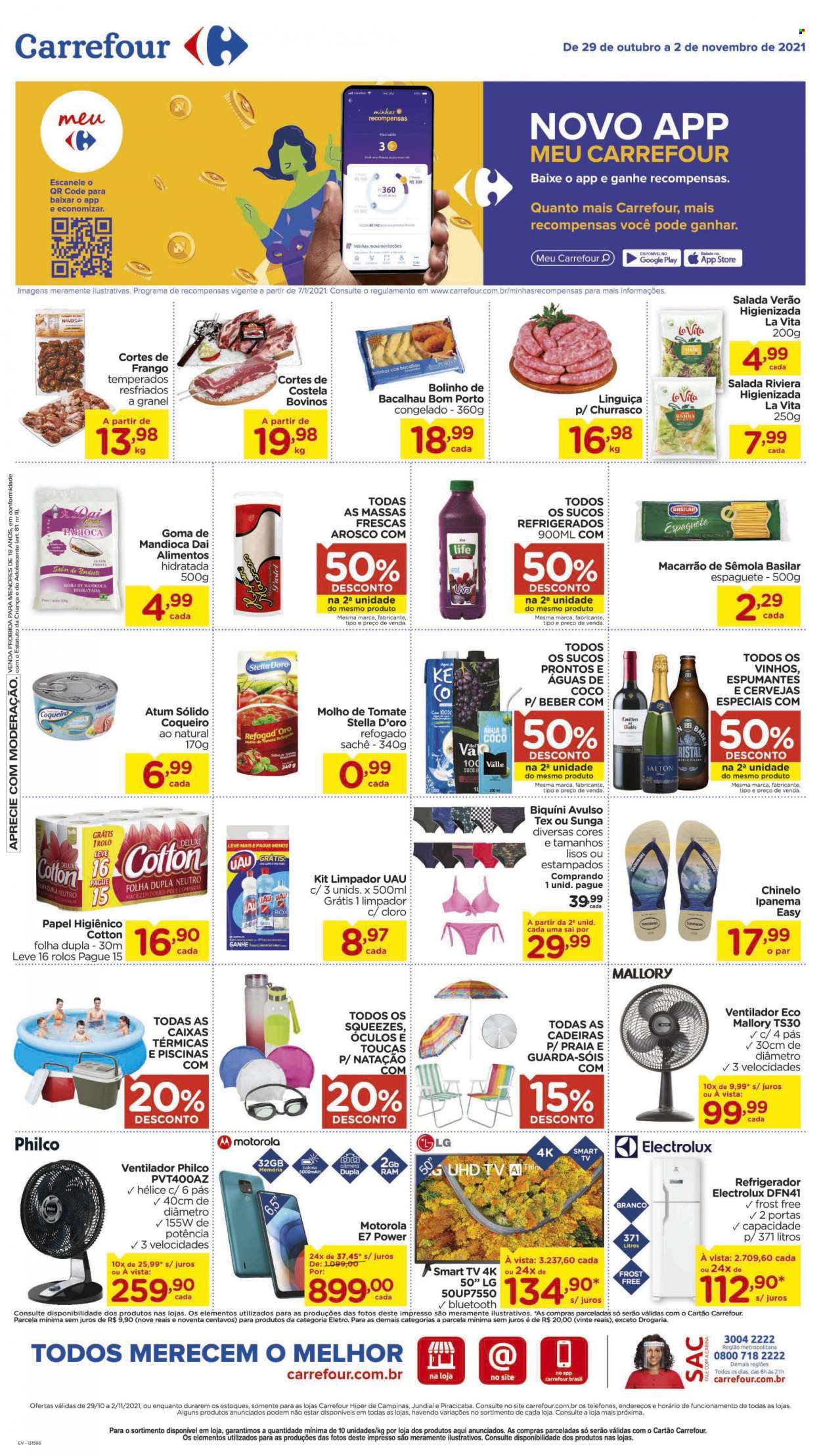 Folheto Carrefour Hiper - 29/10/2021 - 02/11/2021. Página 1