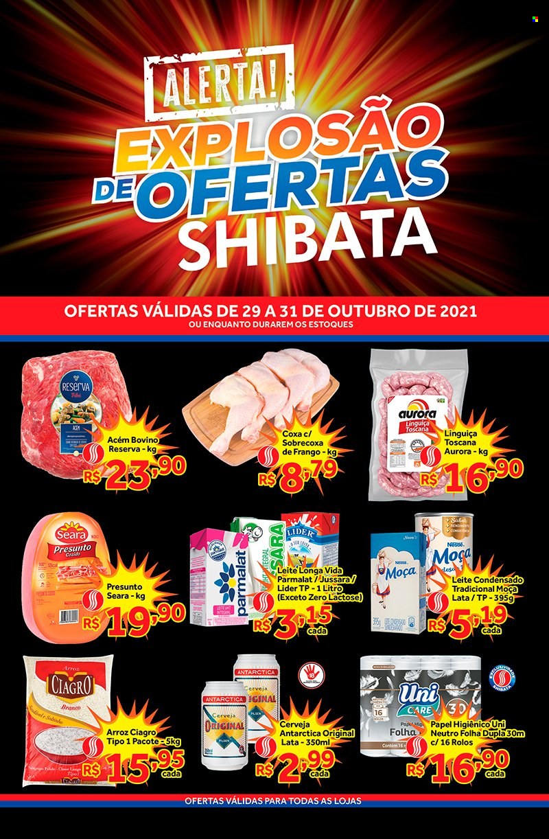 Folheto Shibata Supermercados - 29/10/2021 - 31/10/2021. Página 1