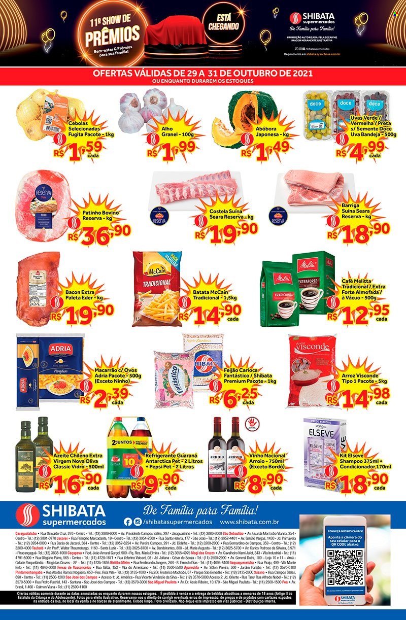 Folheto Shibata Supermercados - 29/10/2021 - 31/10/2021. Página 2