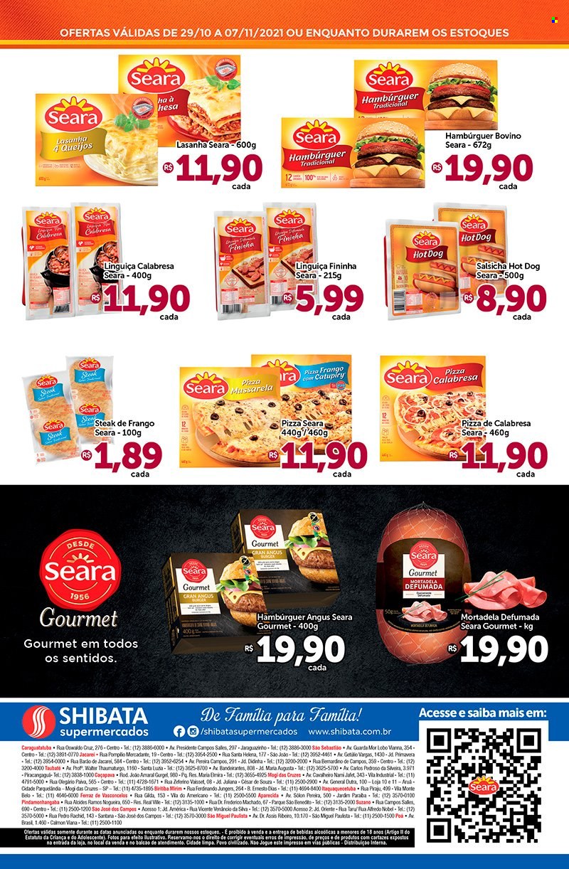 Folheto Shibata Supermercados - 29/10/2021 - 07/11/2021. Página 2
