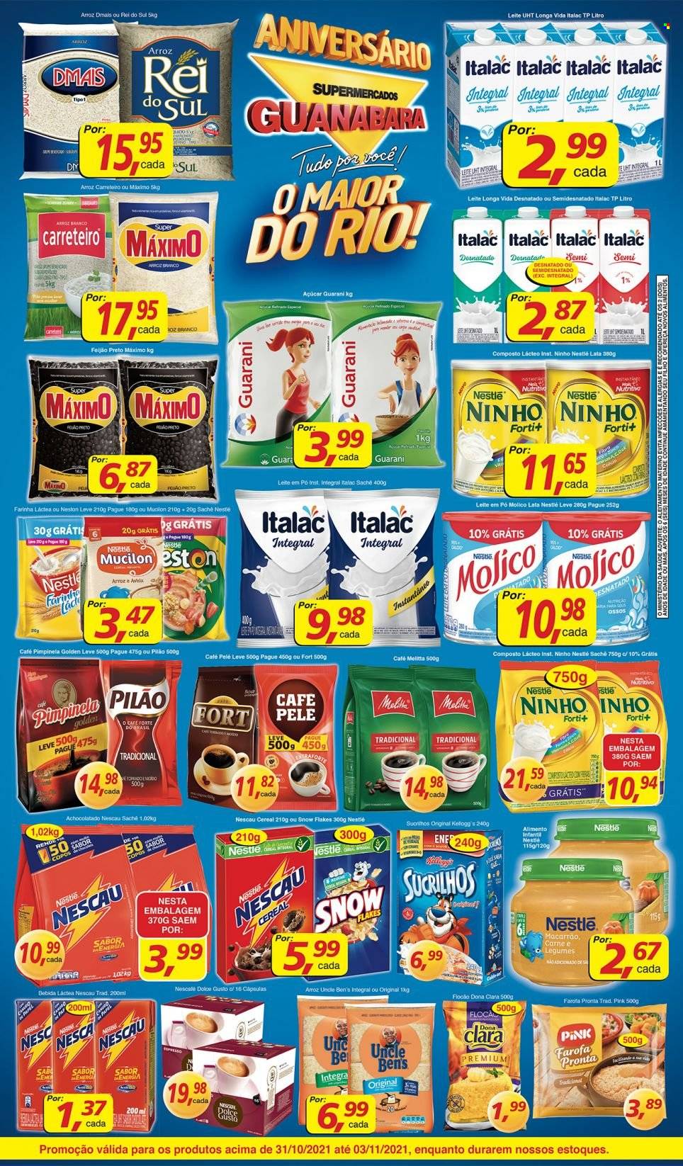 Folheto Supermercados Guanabara - 31/10/2021 - 03/11/2021. Página 2