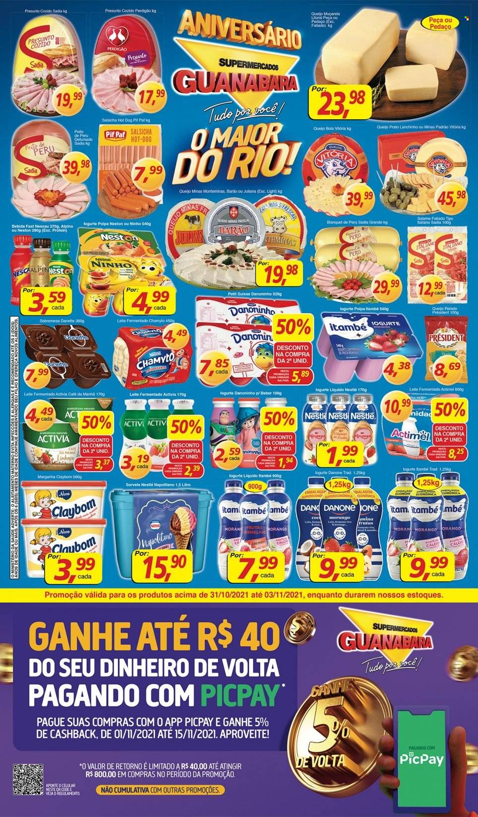 Folheto Supermercados Guanabara - 31/10/2021 - 03/11/2021. Página 6