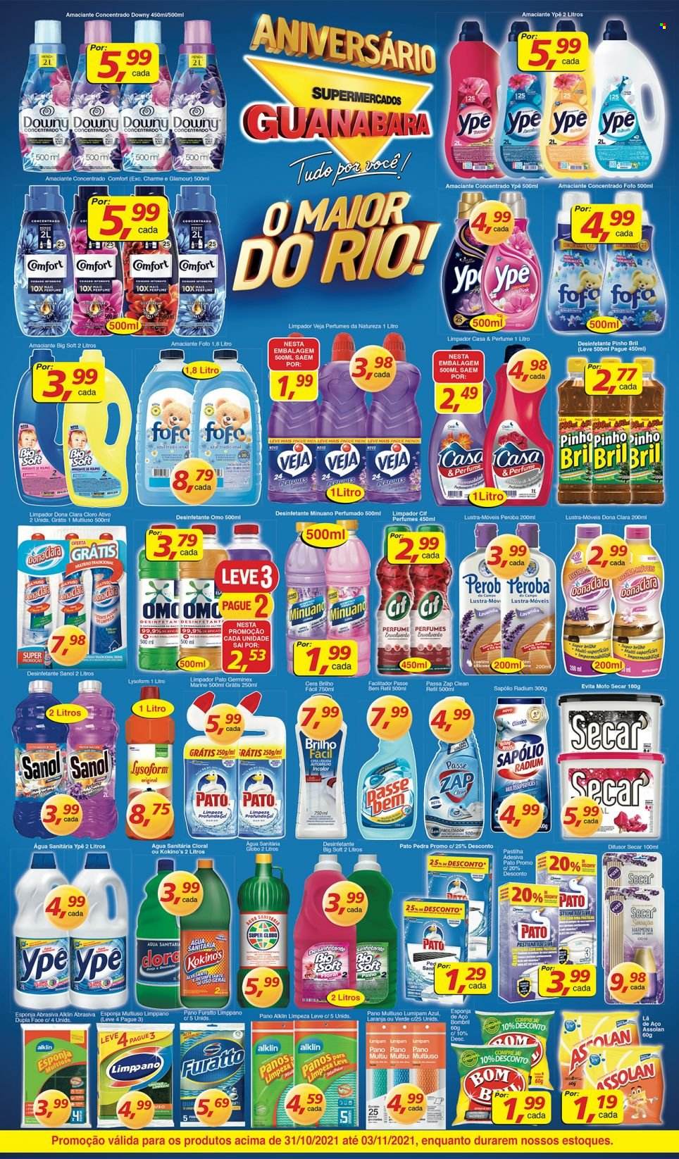 Folheto Supermercados Guanabara - 31/10/2021 - 03/11/2021. Página 11