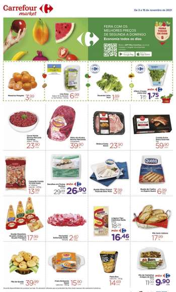 Folheto Carrefour Market - 03/11/2021 - 15/11/2021.