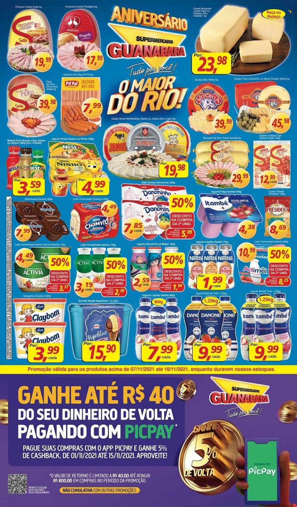 Folheto Supermercados Guanabara - 07/11/2021 - 10/11/2021. Página 6