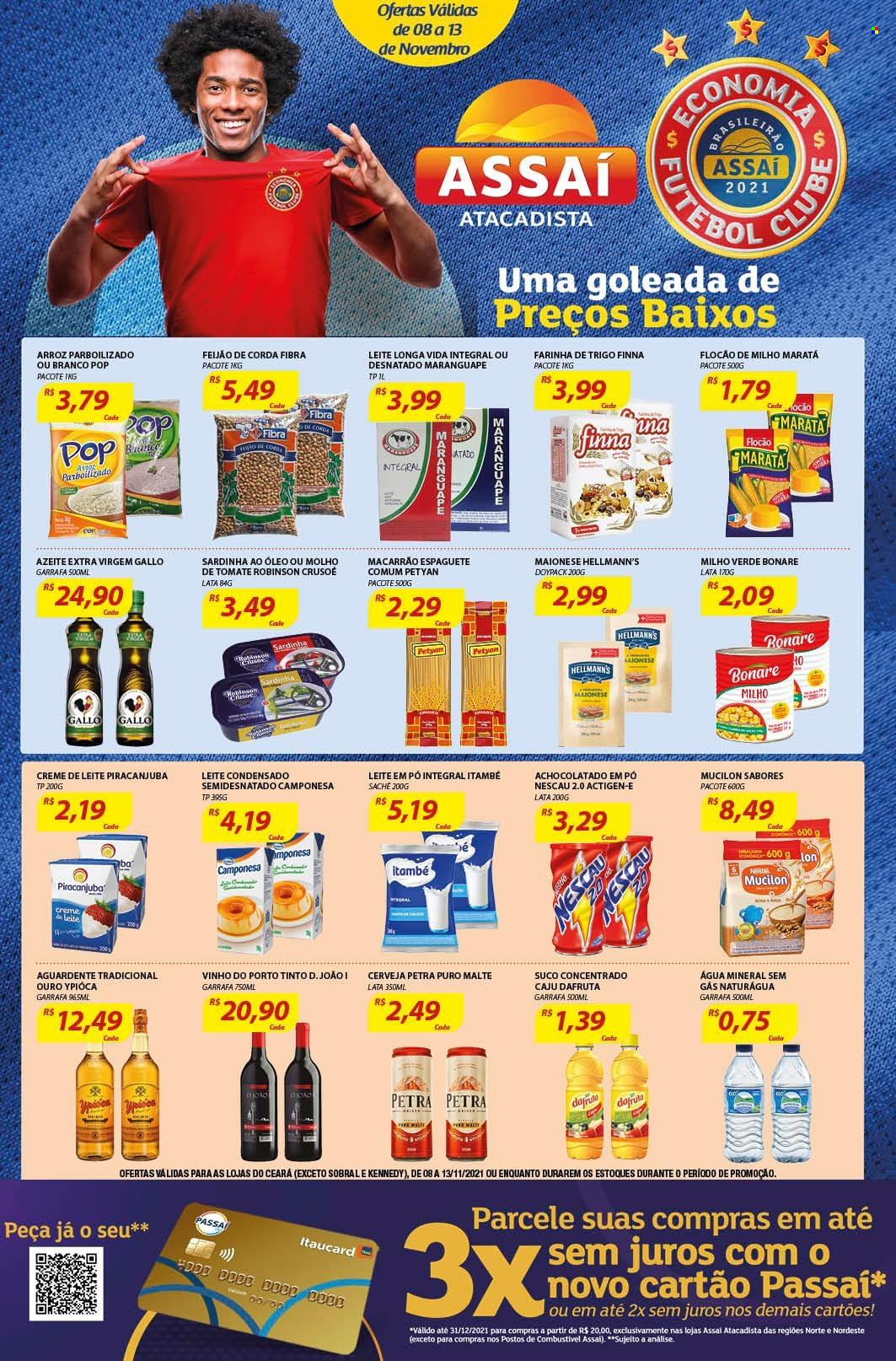 Folheto Assaí Atacadista - 08/11/2021 - 13/11/2021. Página 1
