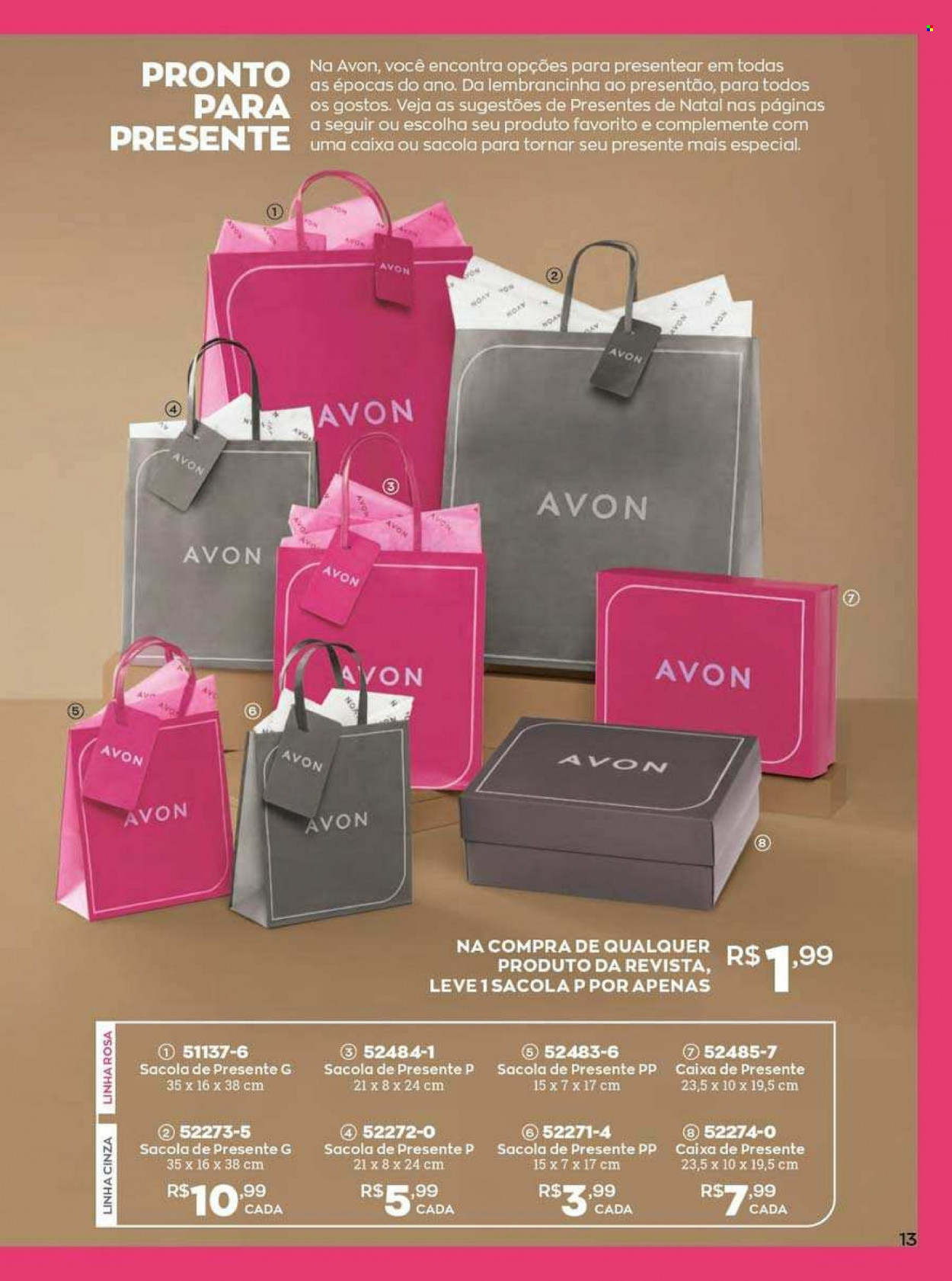 thumbnail - Folheto Avon - Produtos em promoção - Avon. Página 13.
