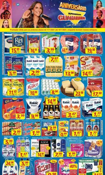Folheto Supermercados Guanabara - 11/11/2021 - 16/11/2021.