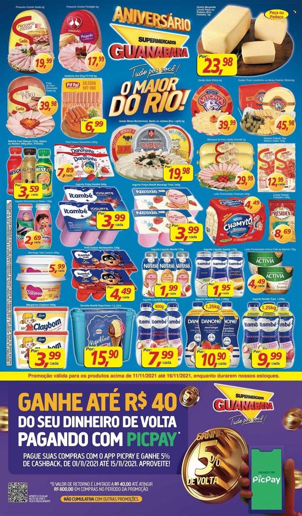 Folheto Supermercados Guanabara - 11/11/2021 - 16/11/2021. Página 6