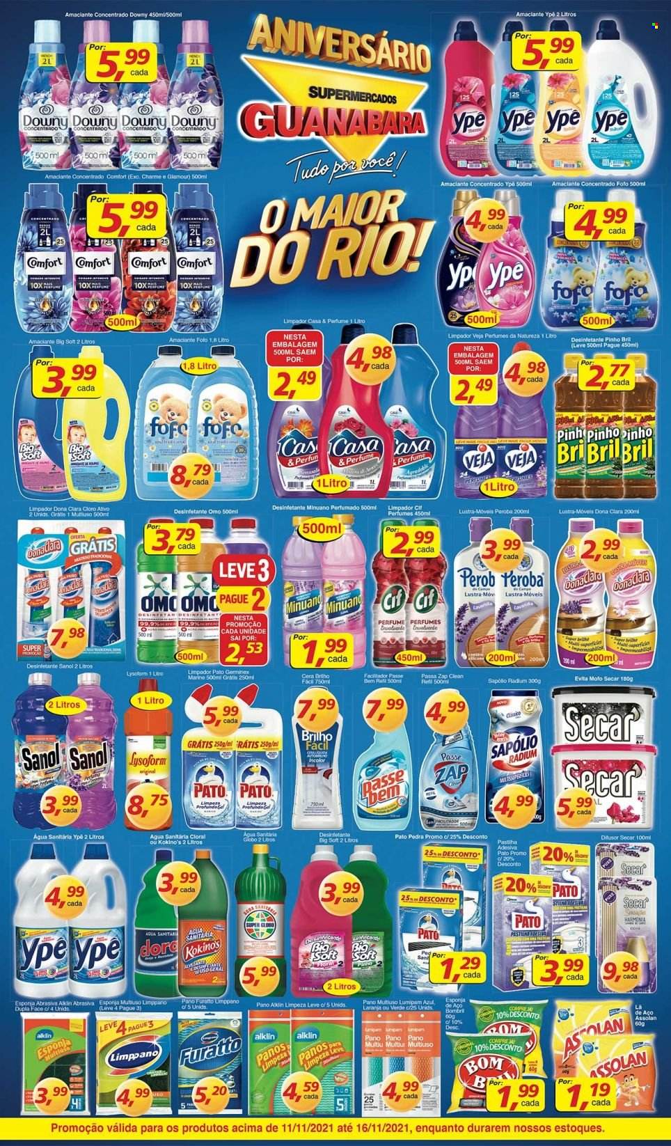 Folheto Supermercados Guanabara - 11/11/2021 - 16/11/2021. Página 11