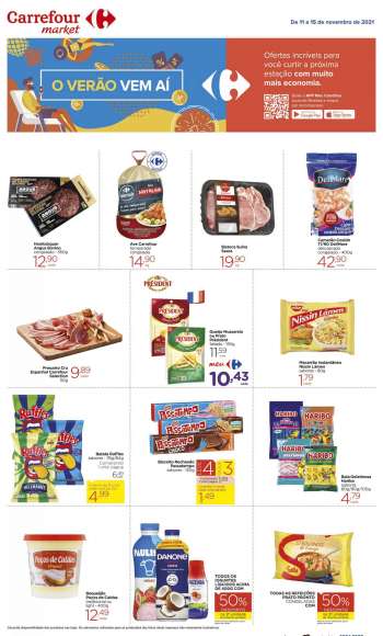 Folheto Carrefour Market - 12/11/2021 - 15/11/2021.