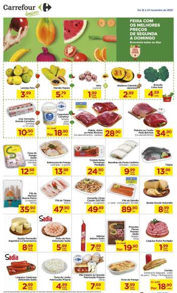 Folheto Carrefour Bairro - 12/11/2021 - 21/11/2021.