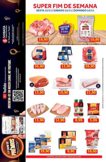 Folheto Shibata Supermercados - 12/11/2021 - 14/11/2021.
