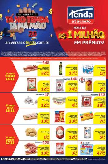 Folheto Tenda Atacado - 15/11/2021 - 17/11/2021.