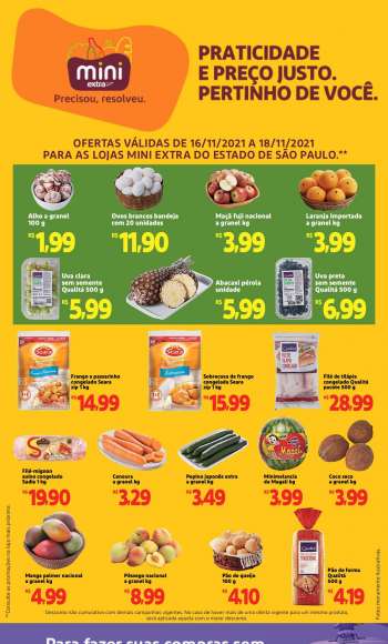 Folheto Mini Extra - 16/11/2021 - 18/11/2021.