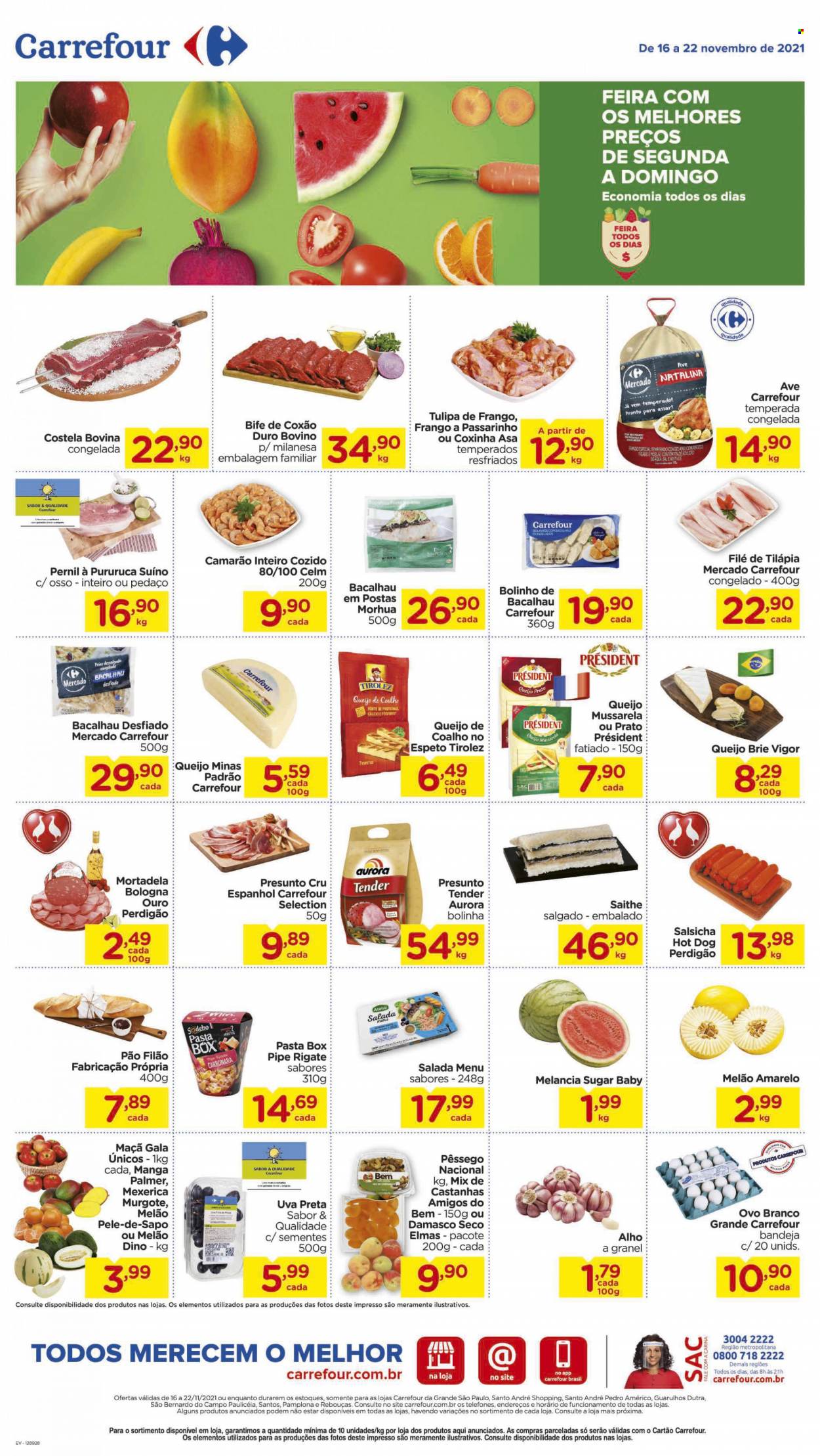 Folheto Carrefour Hiper - 16/11/2021 - 22/11/2021. Página 1