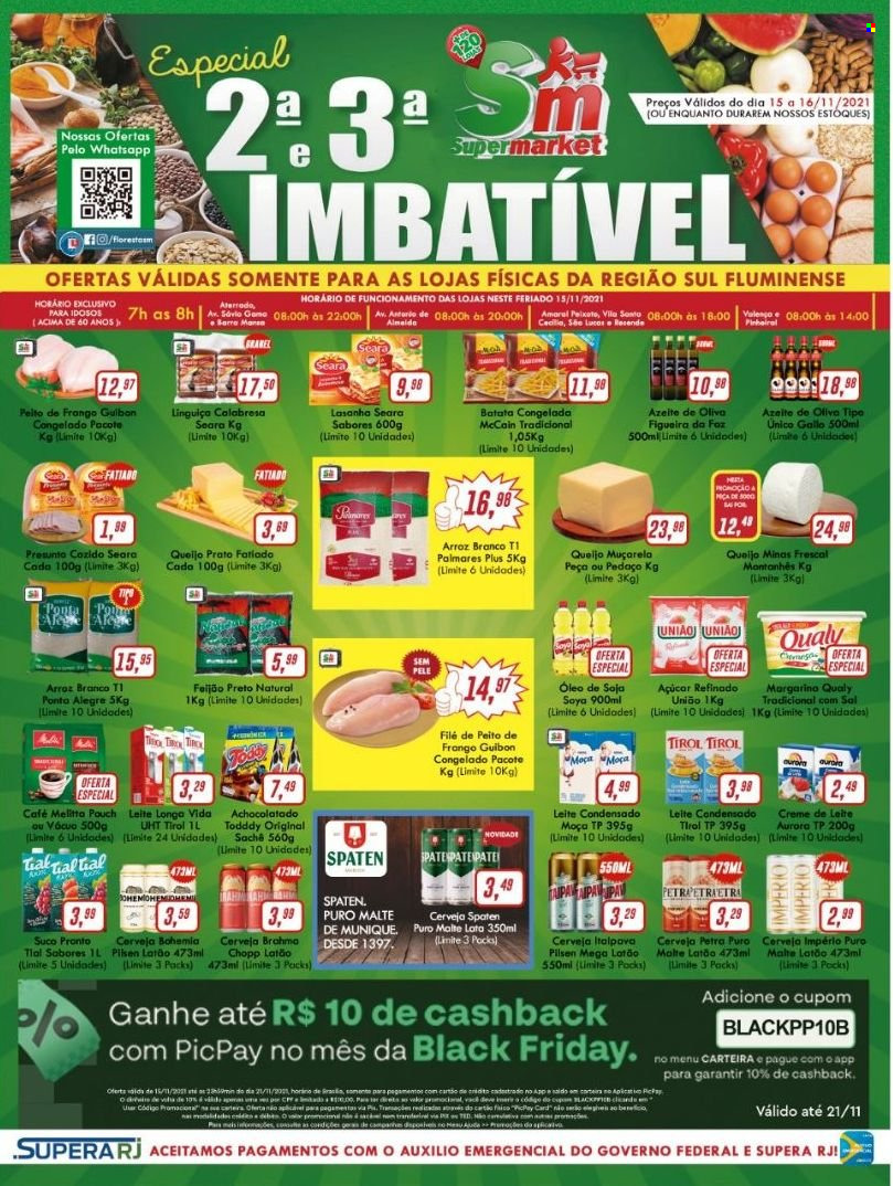 Folheto Rede Supermarket - 15/11/2021 - 16/11/2021. Página 1