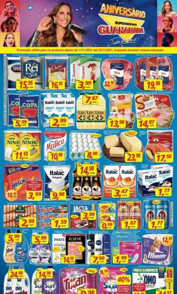 Folheto Supermercados Guanabara - 17/11/2021 - 23/11/2021.